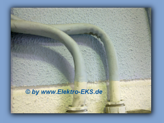 Biegeradien nicht eingehalten. Brandgefahr durch die Leitung.jpg